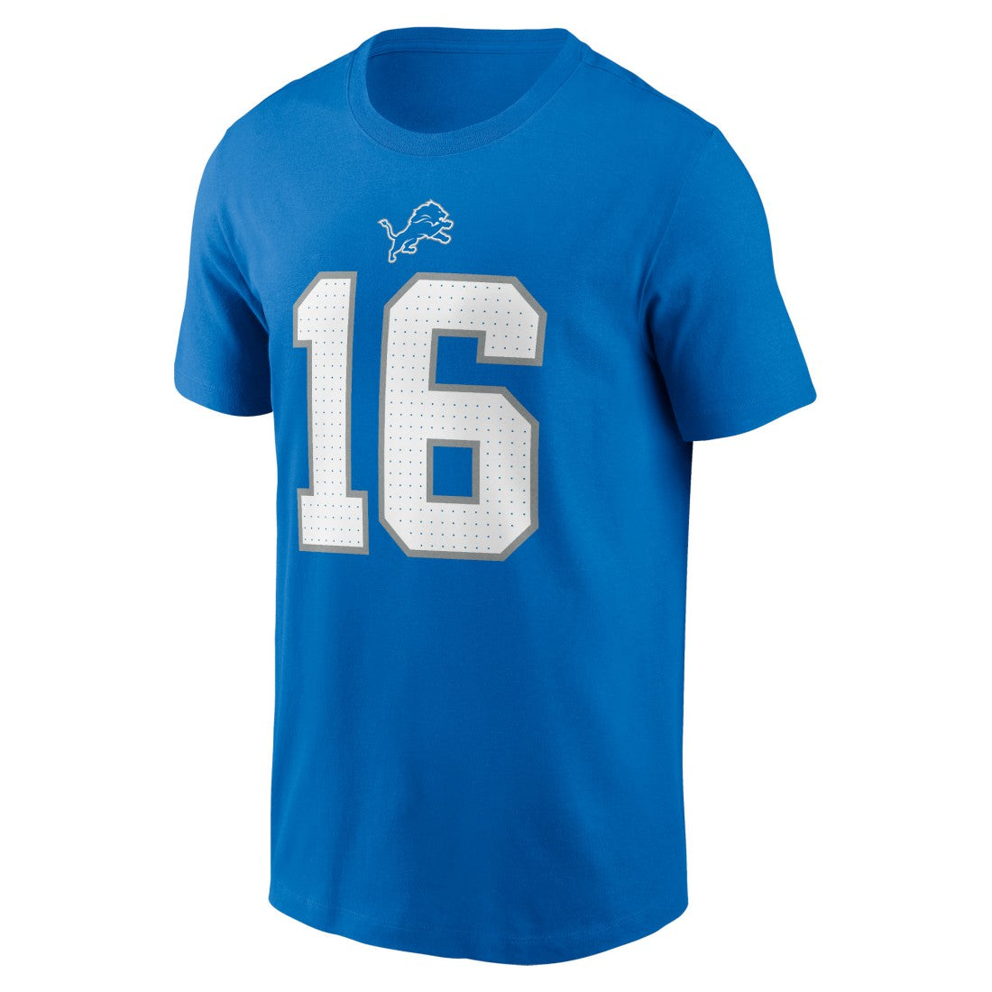 Jared Goff Detroit Lions Name & Number T-Shirt - Blue T-shirts