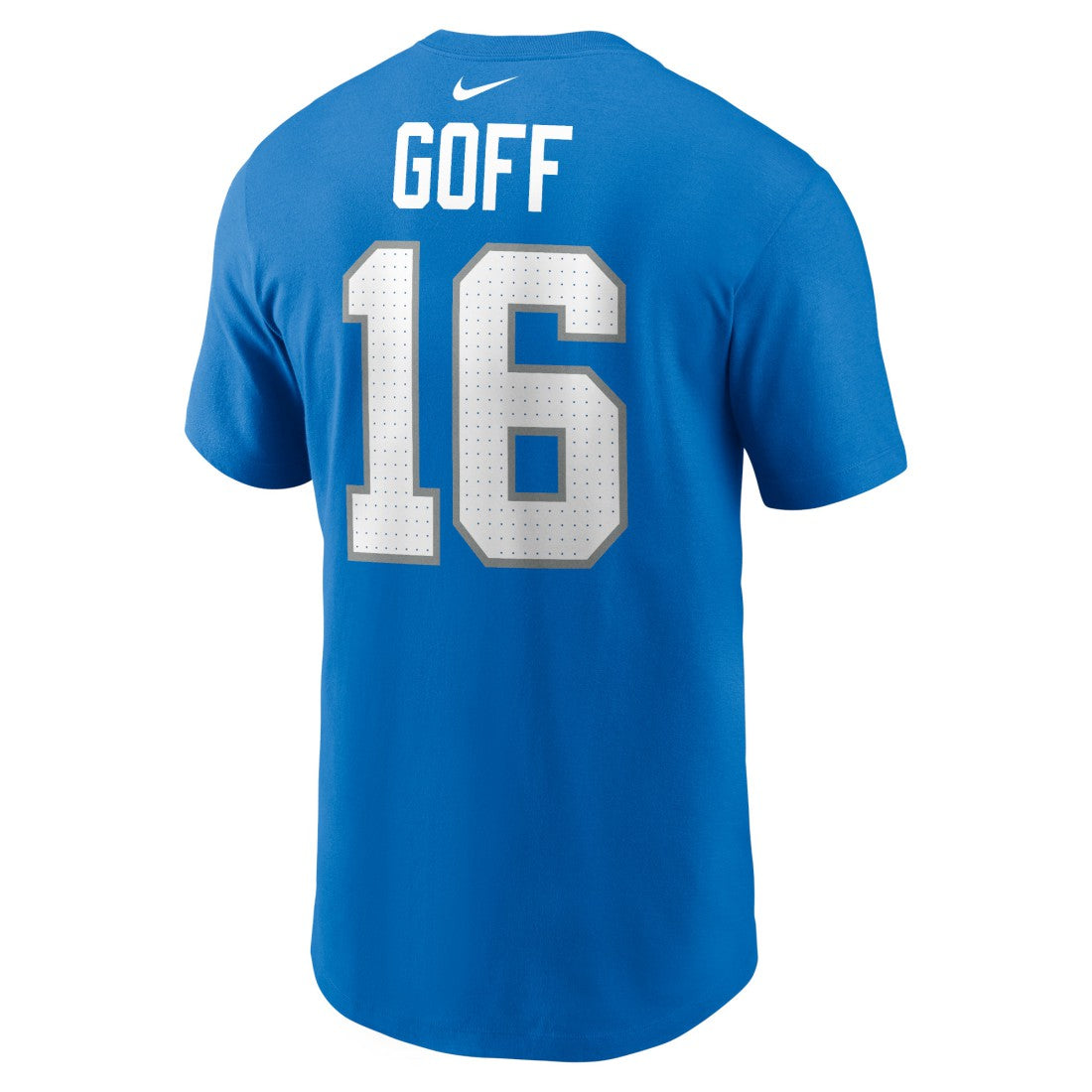 Jared Goff Detroit Lions Name & Number T-Shirt - Blue T-shirts