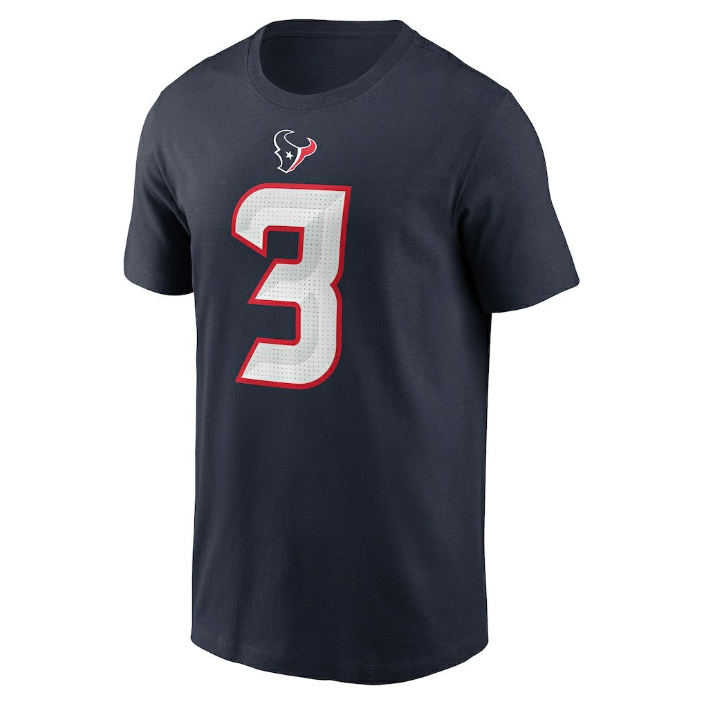 Tank Dell Houston Texans Player Name & Number T-Shirt - Navy T-shirts