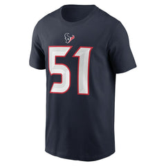 Will Anderson Jr. Houston Texans Player Name & Number T-Shirt - Navy T-shirts