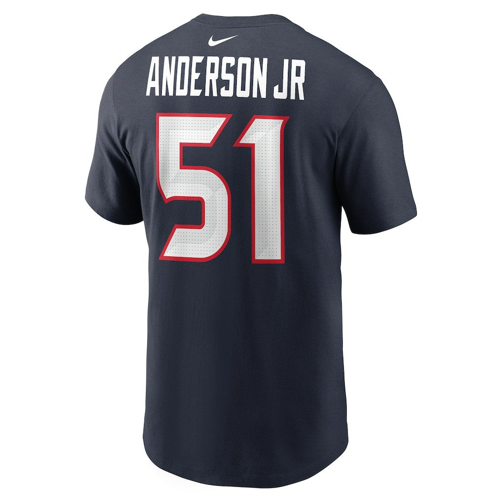 Will Anderson Jr. Houston Texans Player Name & Number T-Shirt - Navy T-shirts