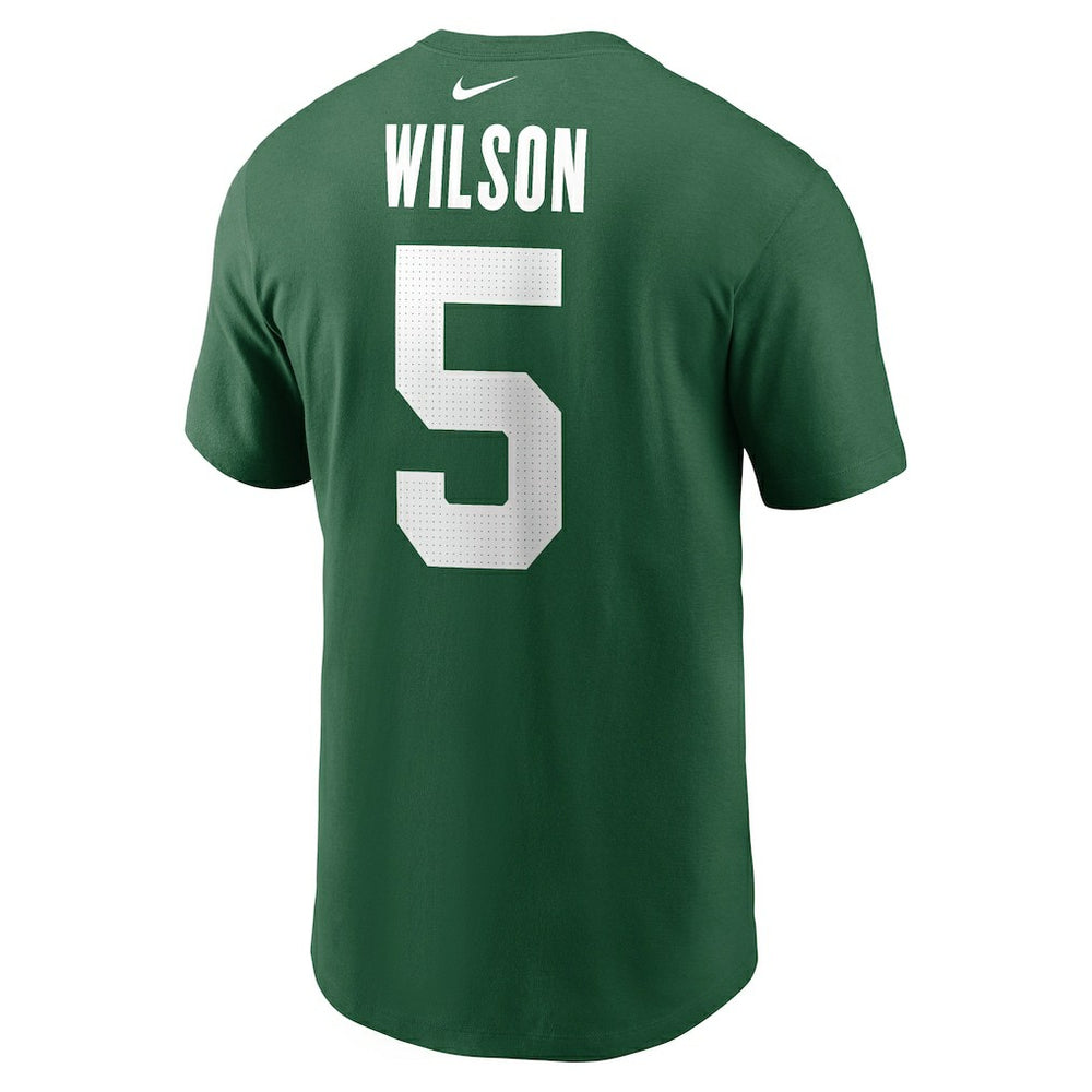 Garrett Wilson New York Jets Name & Number T-Shirt - Green T-shirts