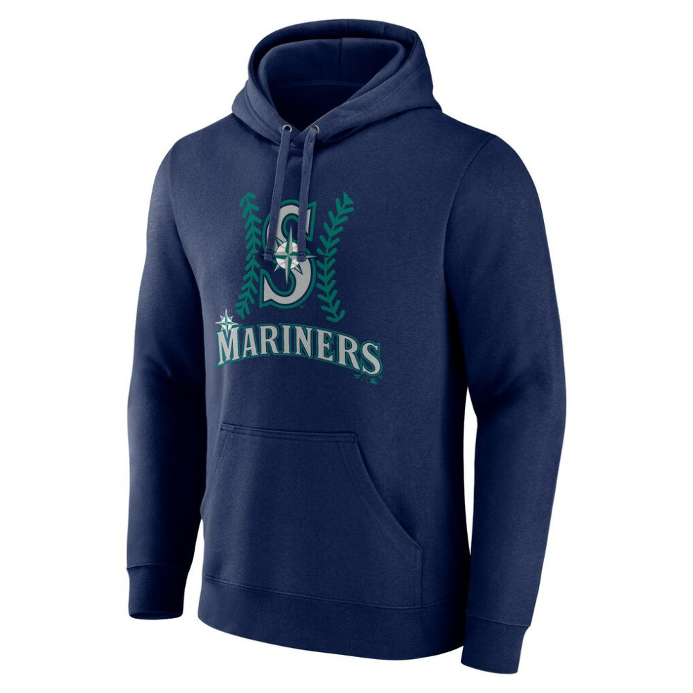 Julio Rodríguez Seattle Mariners Name & Number Fastball Pullover Hoodie - Navy Hoodies