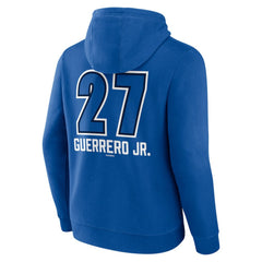 Vladimir Guerrero Jr. Toronto Blue Jays Name & Number Fastball Pullover Hoodie - Royal Hoodies