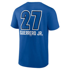 Vladimir Guerrero Jr. Toronto Blue Jays Name & Number Fastball T-Shirt - Royal T-shirts