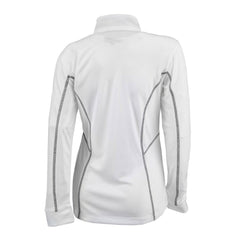 Athletics Columbia Women's Omni-Wick Shotgun Quarter-Zip Pullover Top - White Pullover