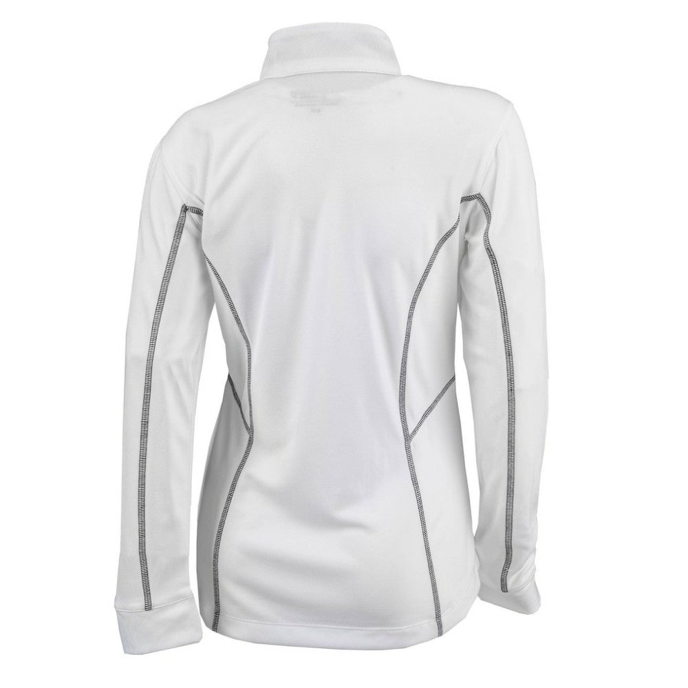 Toronto Blue Jays Columbia Women's Omni-Wick Shotgun Quarter-Zip Pullover Top - White Pullover