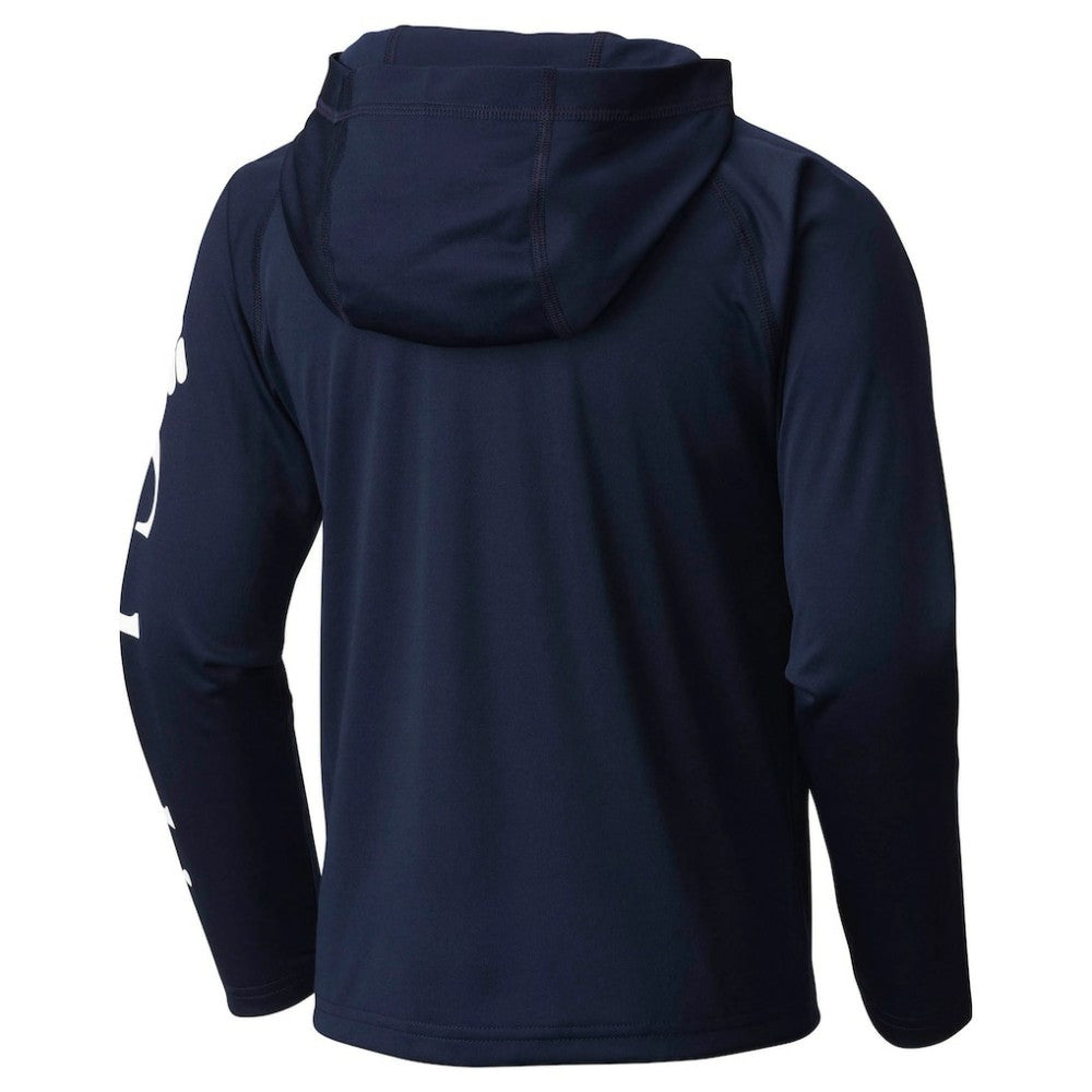 Atlanta Braves Columbia Youth Terminal Tackle Long Sleeve Hoodie T-Shirt - Navy Hoodies