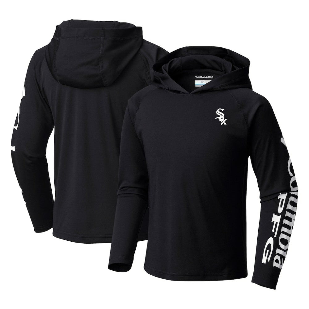 Chicago White Sox Columbia Youth Terminal Tackle Long Sleeve Hoodie T-Shirt - Black Hoodies