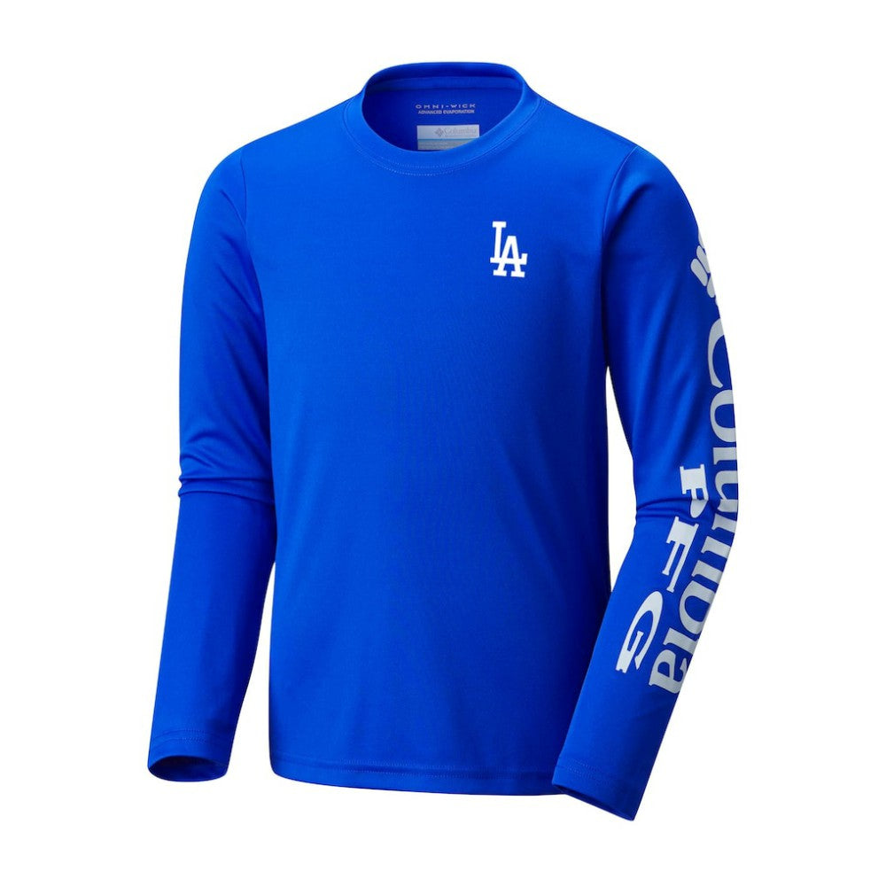 Los Angeles Dodgers Columbia Youth Terminal Tackle Long Sleeve T-Shirt - Royal T-shirts