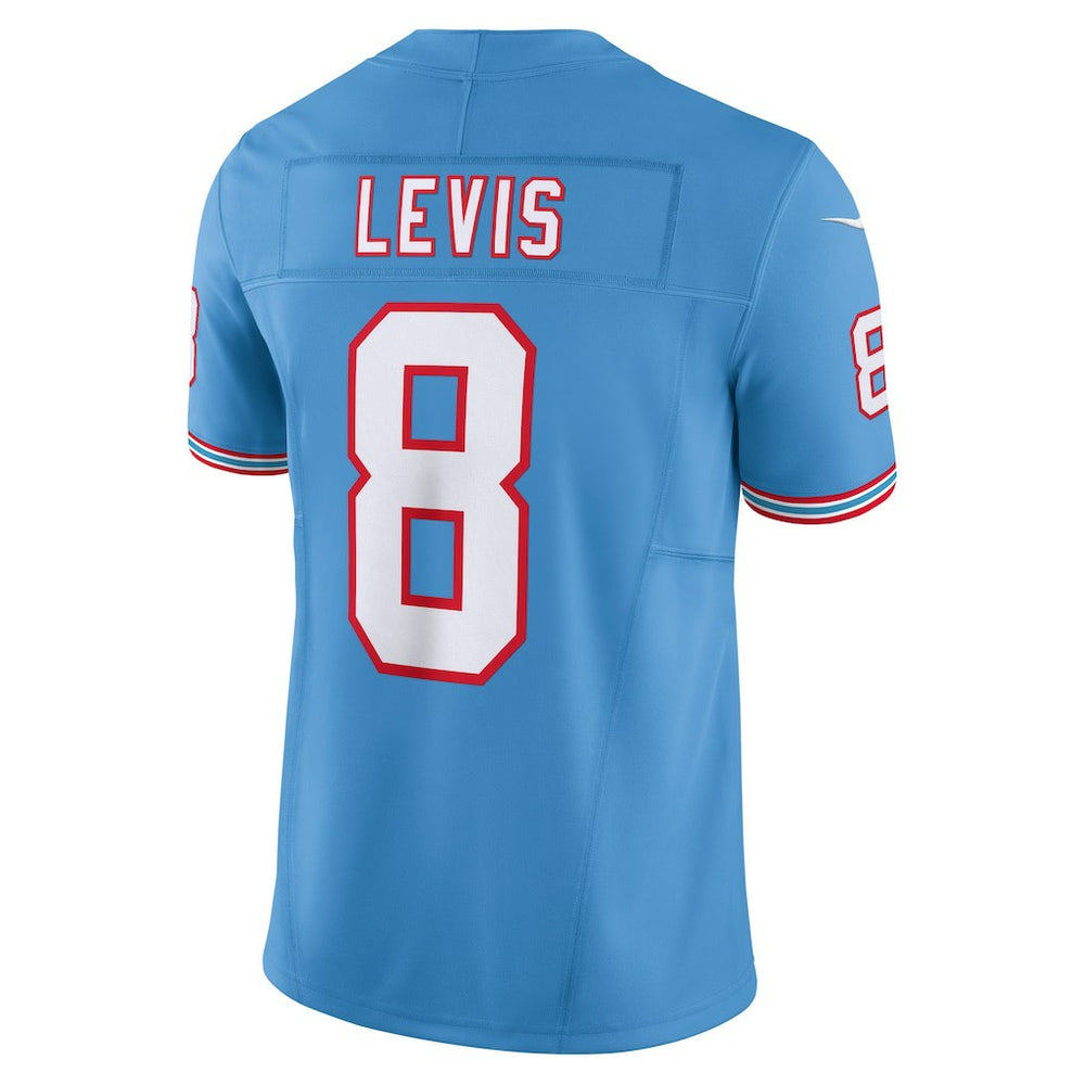 Will Levis Tennessee Titans Alternate Oilers Throwback Vapor F.U.S.E. Limited Jersey - Light Blue Jerseys