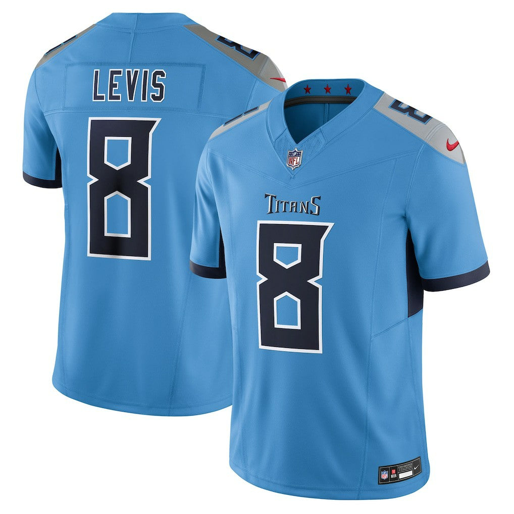 Will Levis Tennessee Titans Alternate Vapor F.U.S.E. Limited Jersey - Light Blue Jerseys