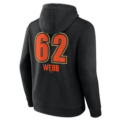 Logan Webb San Francisco Giants Name & Number Fastball Pullover Hoodie - Black Hoodies