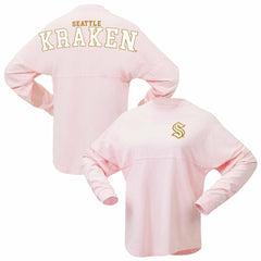 Seattle Kraken Fanatics Women's Spirit Jersey Long Sleeve T-Shirt - Pink | US 201279775
