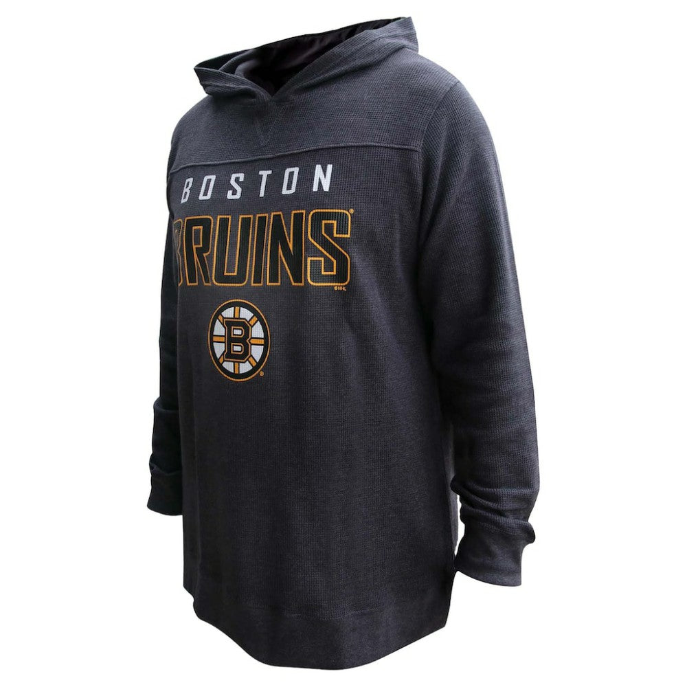 David Pastrnak Boston Bruins Profile Women's Plus Size Name & Number Thermal Pullover Hoodie - Black | US 201279782