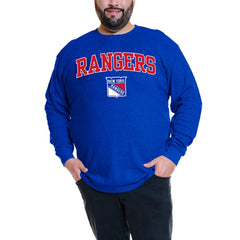 Artemi Panarin New York Rangers Profile Big & Tall Name & Number Thermal Pullover Sweatshirt - Royal | US 201279784