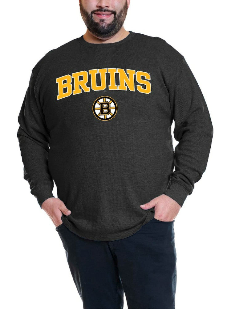 David Pastrnak Boston Bruins Profile Big & Tall Name & Number Thermal Pullover Sweatshirt - Black | US 201279785