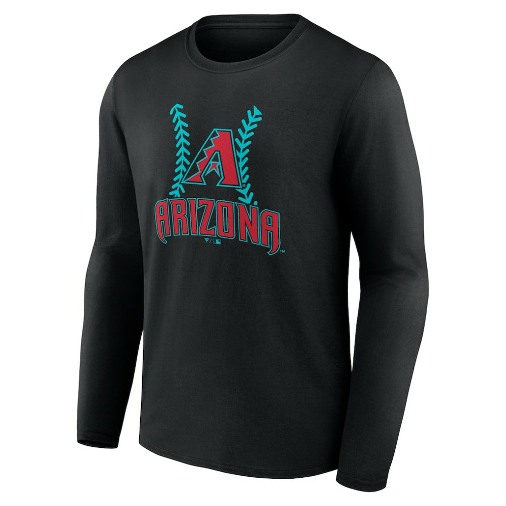 Zac Gallen Arizona Diamondbacks Name & Number Fastball Long Sleeve T-Shirt - Black T-shirts