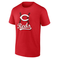 Spencer Steer Cincinnati Reds Name & Number Fastball T-Shirt - Red T-shirts