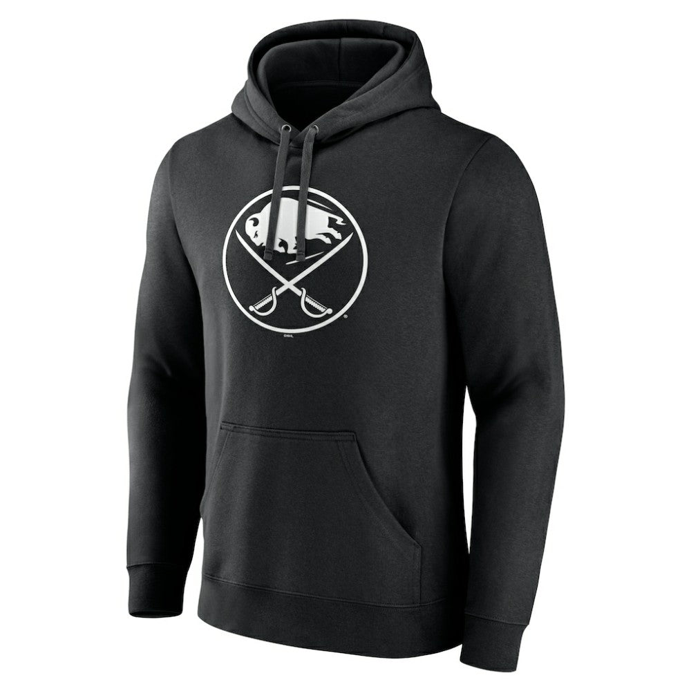 Buffalo Sabres Personalized Name & Number Monochrome Pullover Hoodie - Black | US 201281435