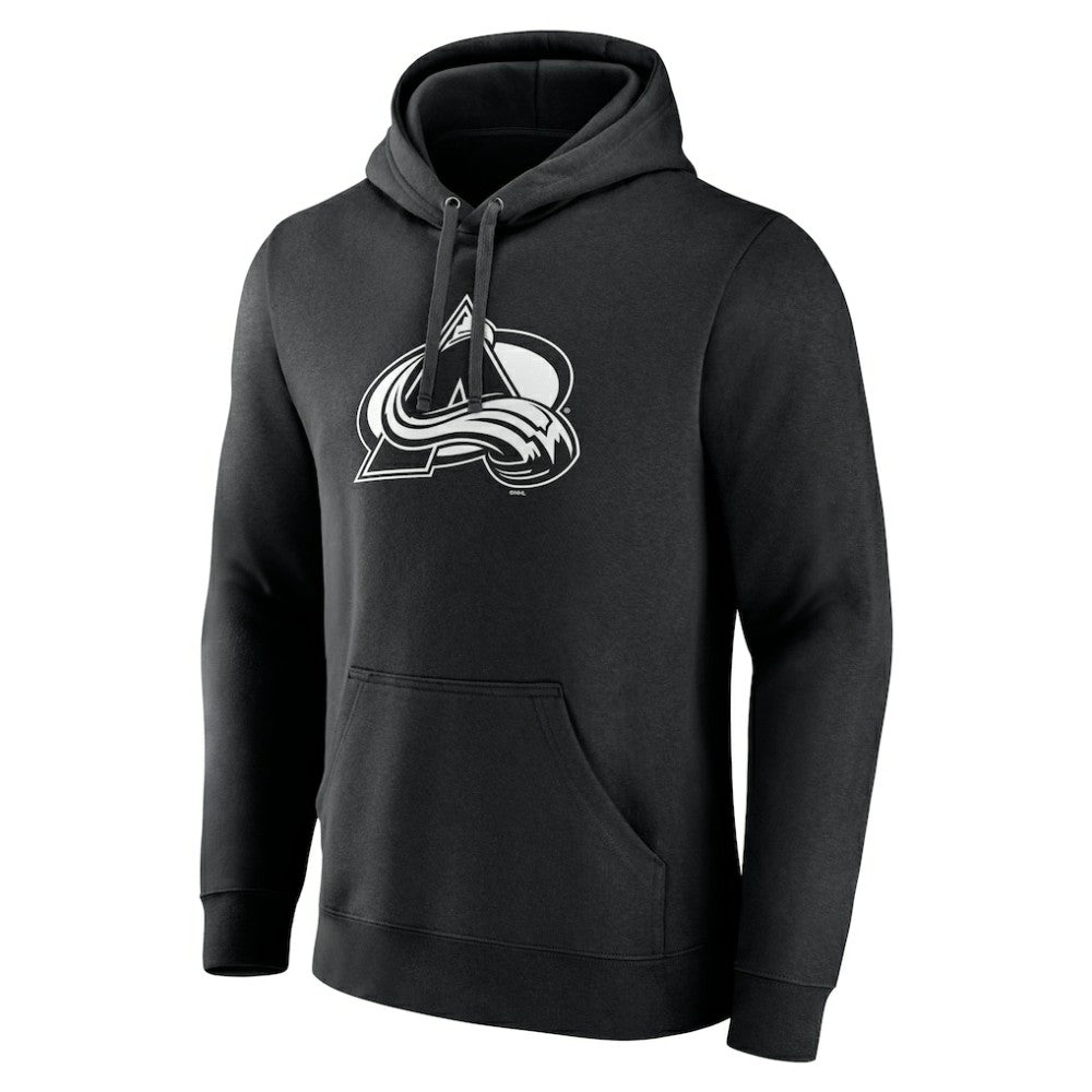 Colorado Avalanche Personalized Name & Number Monochrome Pullover Hoodie - Black | US 201281459
