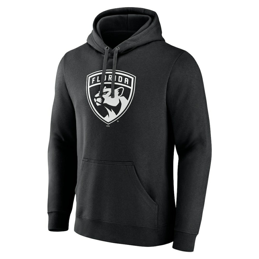 Florida Panthers Personalized Name & Number Monochrome Pullover Hoodie - Black | US 201281489