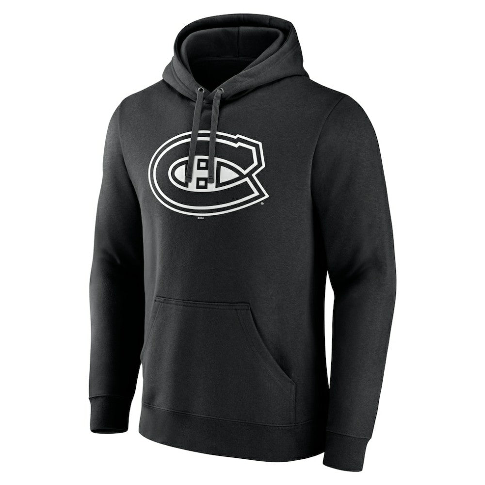 Montreal Canadiens Personalized Name & Number Monochrome Pullover Hoodie - Black | US 201281507