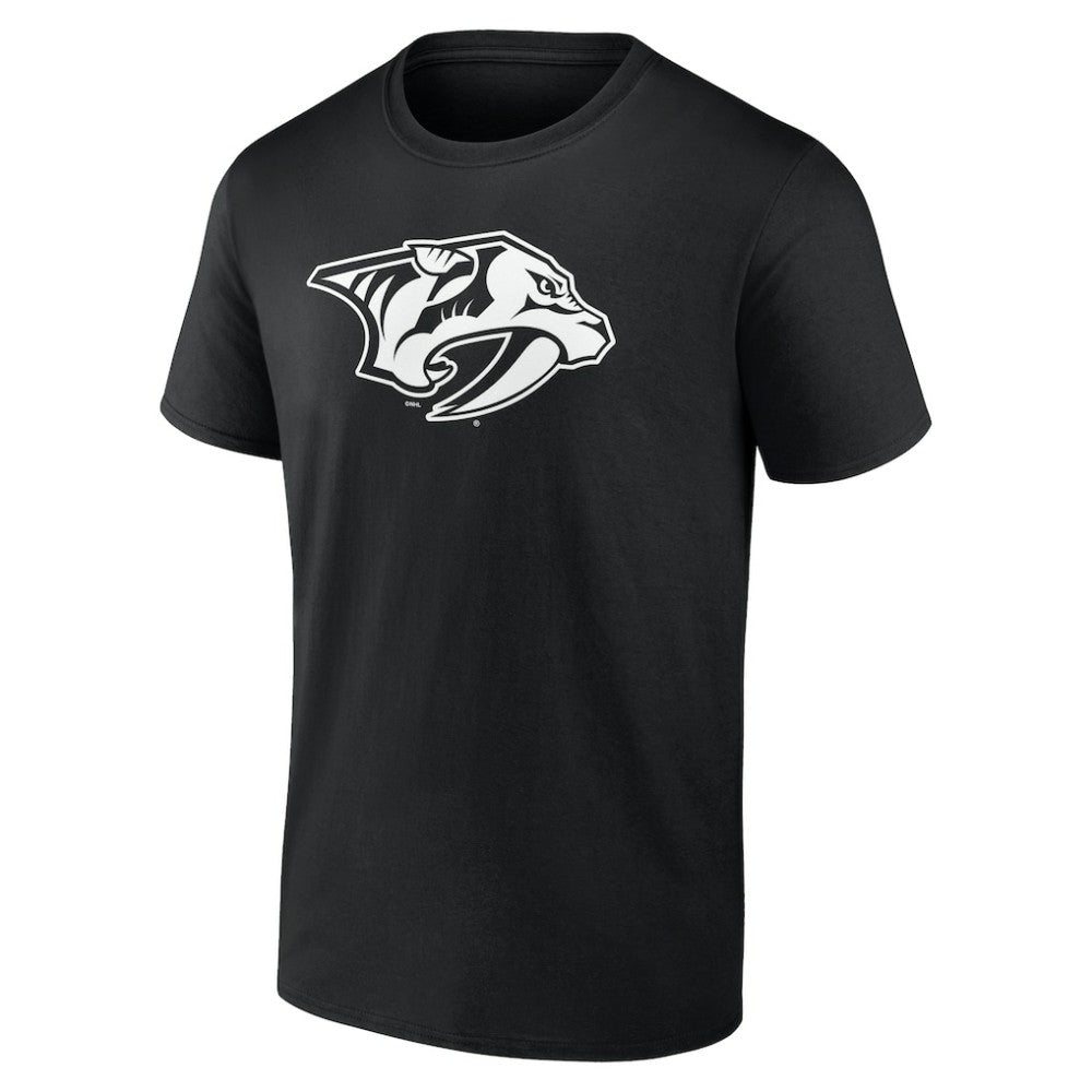 Nashville Predators Personalized Name & Number Monochrome T-Shirt - Black | US 201281514