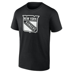 New York Rangers Personalized Name & Number Monochrome T-Shirt - Black | US 201281532