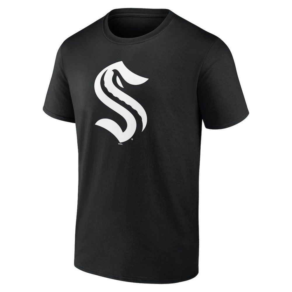 Seattle Kraken Personalized Name & Number Monochrome T-Shirt - Black | US 201281562