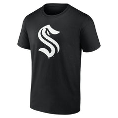 Seattle Kraken Personalized Name & Number Monochrome T-Shirt - Black | US 201281562