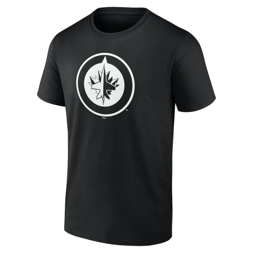 Winnipeg Jets Personalized Name & Number Monochrome T-Shirt - Black | US 201281604