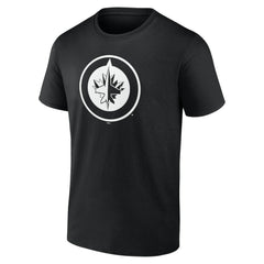 Winnipeg Jets Personalized Name & Number Monochrome T-Shirt - Black | US 201281604