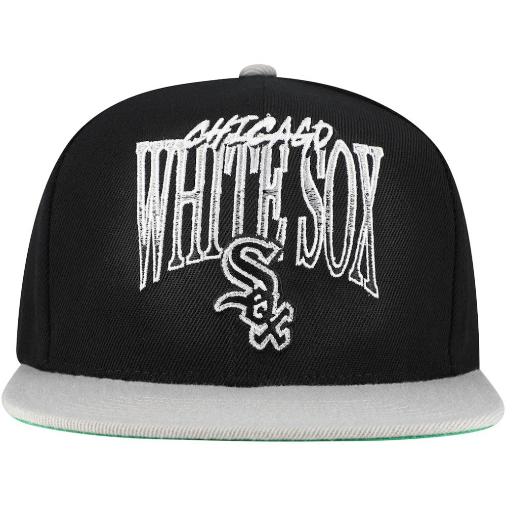 Chicago White Sox Mitchell & Ness Rise Up Snapback Hat - Black Hats