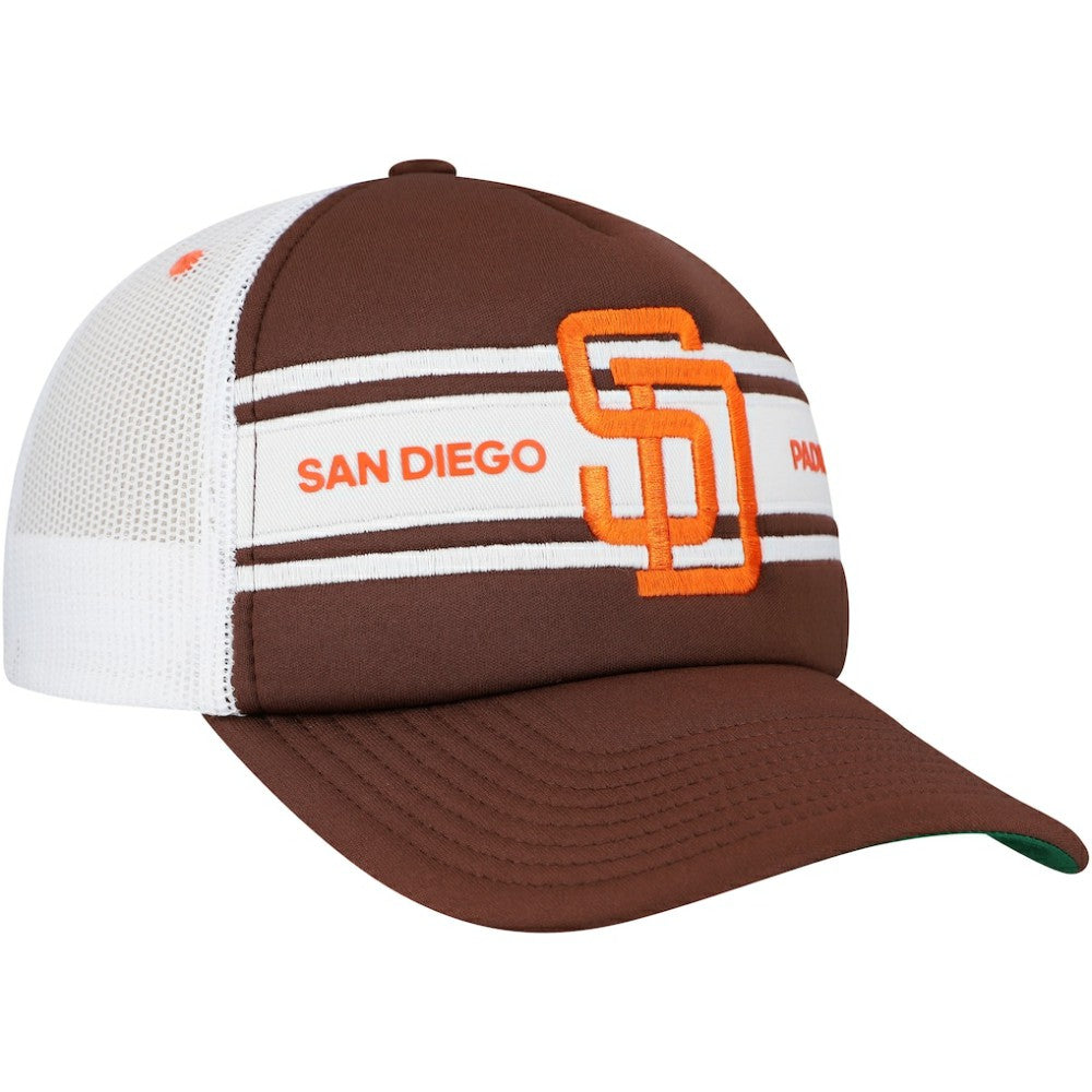 San Diego Padres Sideline Trucker Adjustable Hat - Brown Hats