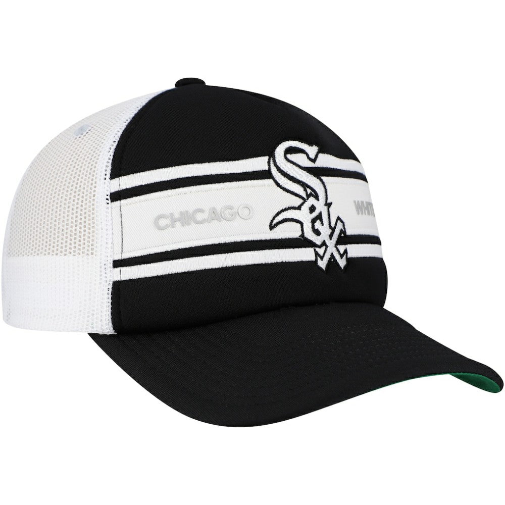 Chicago White Sox Sideline Trucker Adjustable Hat - Black Hats