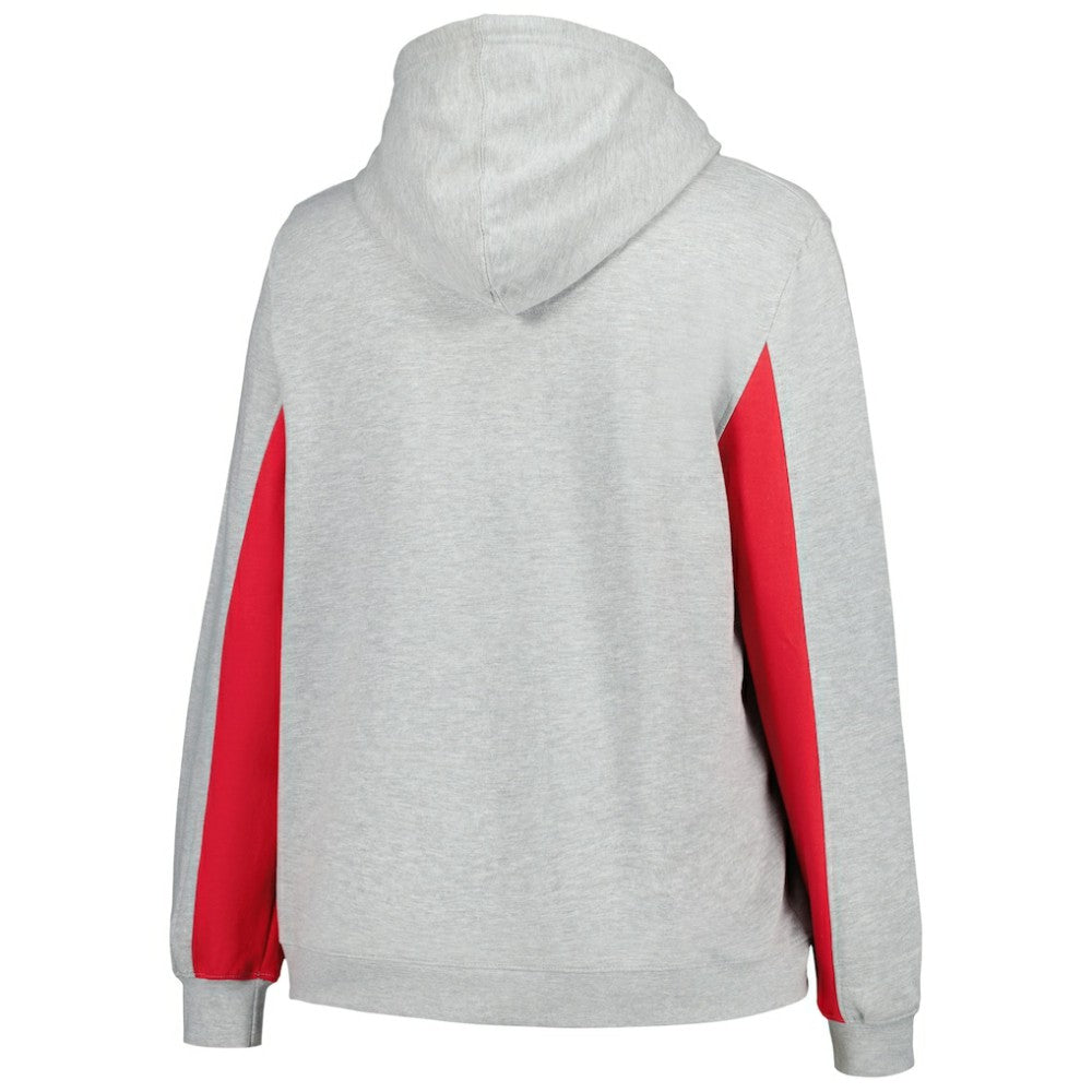 Philadelphia Phillies Profile Women's Plus Size Pullover Jersey Hoodie - Heather Gray Jerseys
