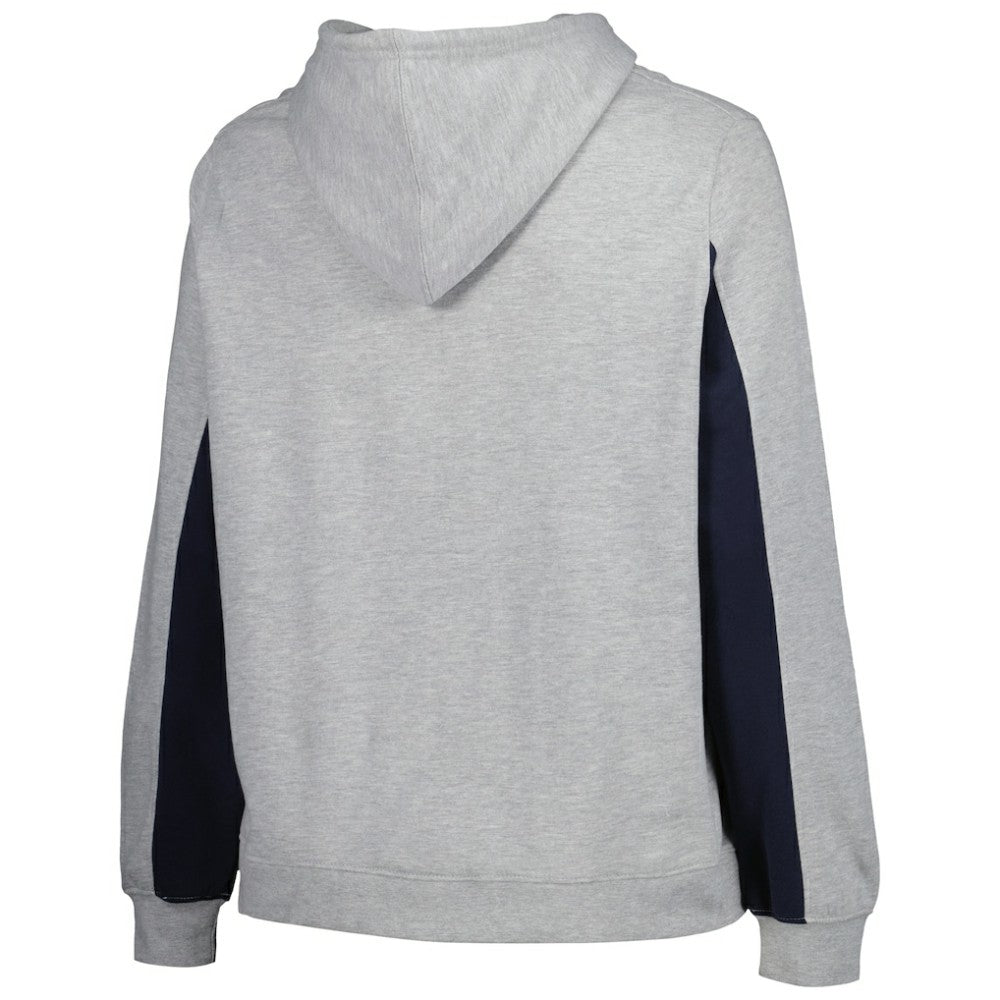 Boston Red Sox Profile Women's Plus Size Pullover Jersey Hoodie - Heather Gray Jerseys