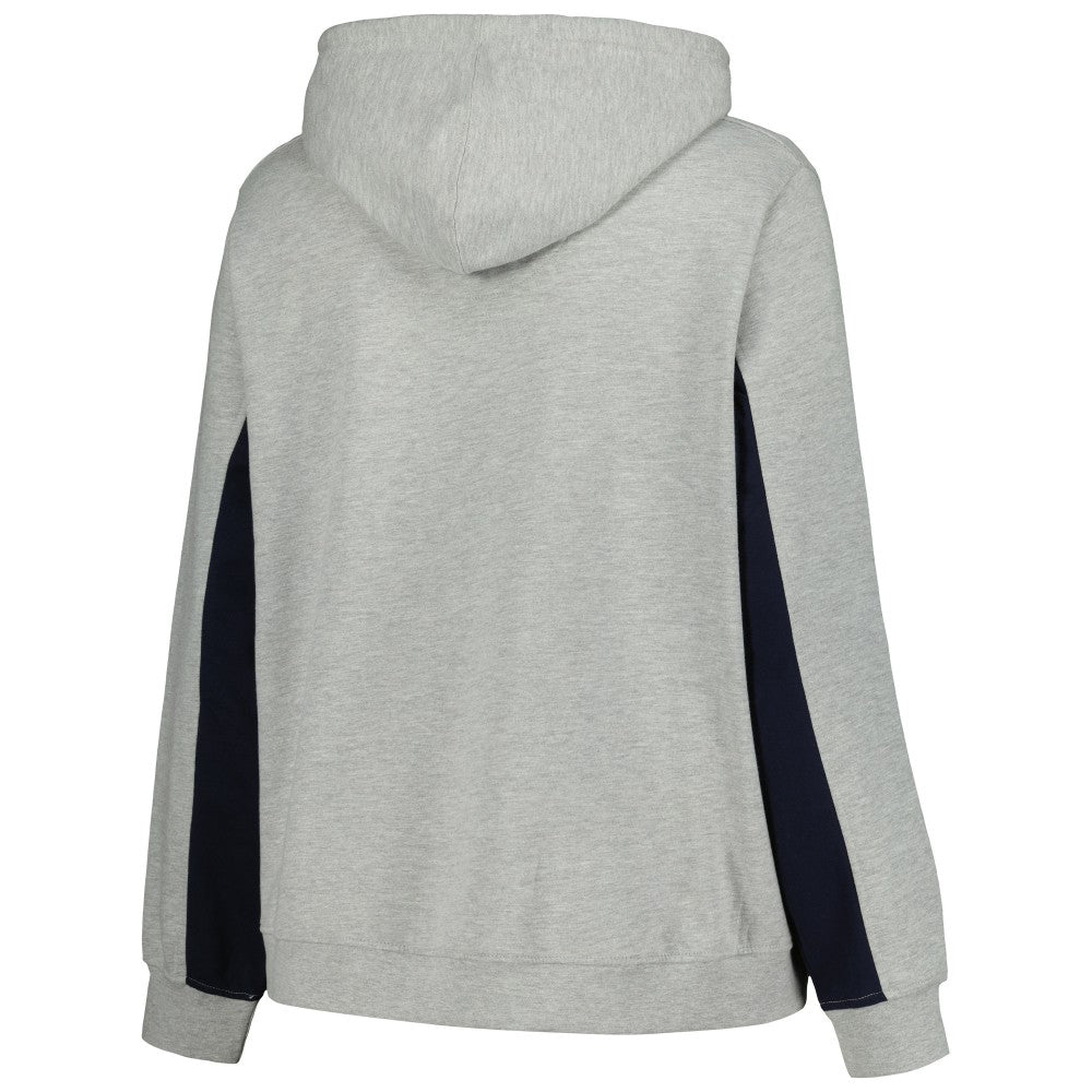 Milwaukee Brewers Profile Women's Plus Size Pullover Jersey Hoodie - Heather Gray Jerseys