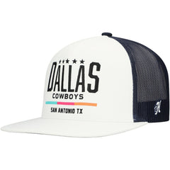Dallas Cowboys HOOey San Antonio Trucker Snapback Hat - White/Navy