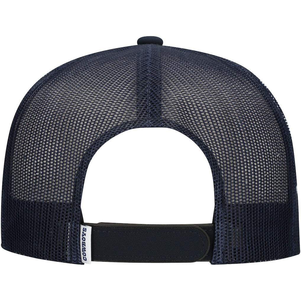 Dallas Cowboys HOOey San Antonio Trucker Snapback Hat - White/Navy