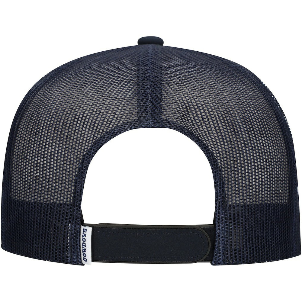 Dallas Cowboys HOOey San Antonio Trucker Snapback Hat - White/Navy