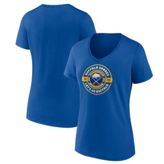 Buffalo Sabres Women's Native V-Neck T-Shirt - Royal | US 201291071