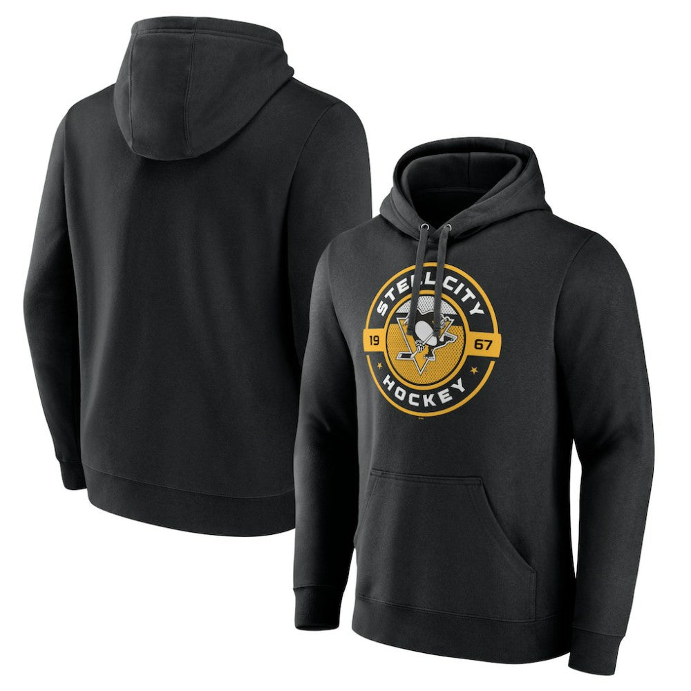 Pittsburgh Penguins Native Pullover Hoodie - Black | US 201291237