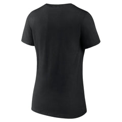 Pittsburgh Penguins Women's Native V-Neck T-Shirt - Black | US 201291243