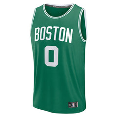 Jayson Tatum Boston Celtics Fast Break Replica Player Jersey Icon Edition Kelly Green - Fanatics
