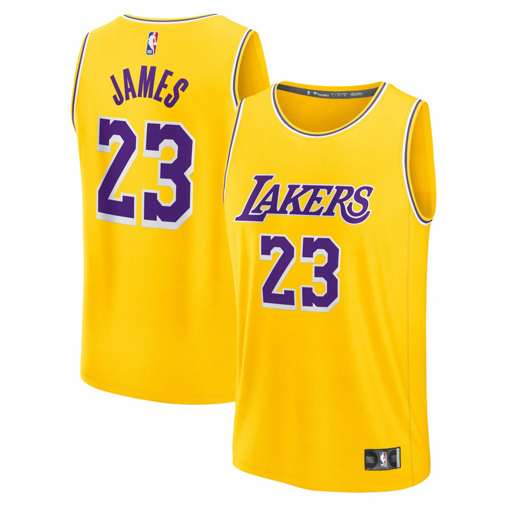 LeBron James Los Angeles Lakers Youth Fast Break Replica Player Jersey Icon Edition Gold - Fanatics outlet