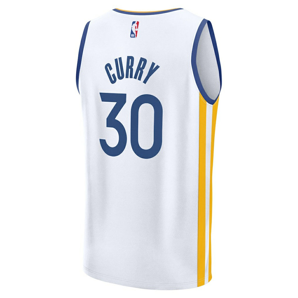 Stephen Curry Golden State Warriors Youth Fast Break Replica Player Jersey Association Editi- White - Fanatics
