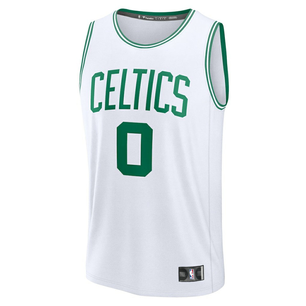 Jayson Tatum Boston Celtics Youth Fast Break Replica Player Jersey Association Edition White - Fanatics
