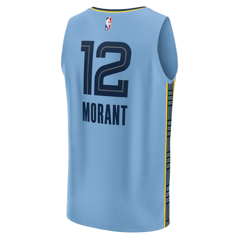 Ja Morant Memphis Grizzlies Youth Fast Break Replica Player Jersey Statement Edition Light Blue - Fanatics outlet